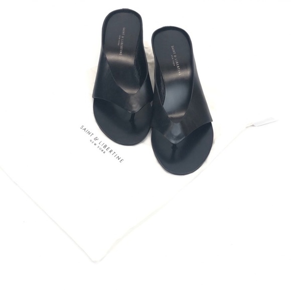 Saint and Libertine New York Prince Wedge Sandal - Picture 3 of 7